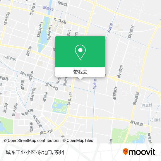 城东工业小区-东北门地图