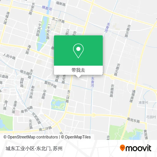 城东工业小区-东北门地图