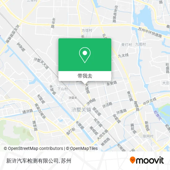 新浒汽车检测有限公司地图