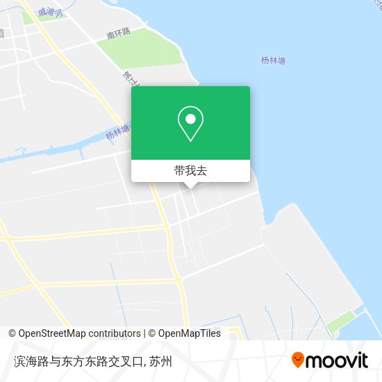 滨海路与东方东路交叉口地图