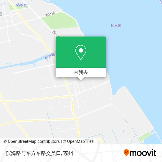 滨海路与东方东路交叉口地图