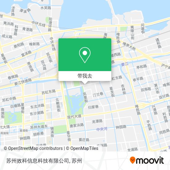 苏州效科信息科技有限公司地图