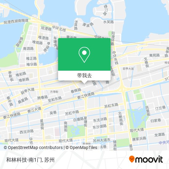 和林科技-南1门地图