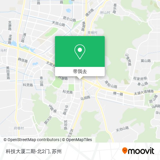 科技大厦二期-北2门地图