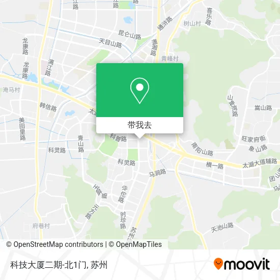 科技大厦二期-北1门地图