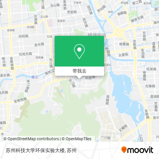 苏州科技大学环保实验大楼地图