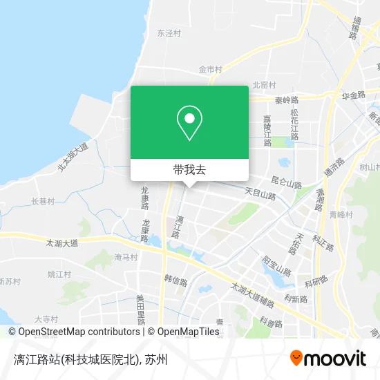 漓江路站(科技城医院北)地图