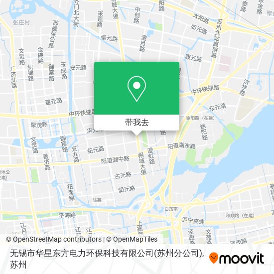 无锡市华星东方电力环保科技有限公司(苏州分公司)地图