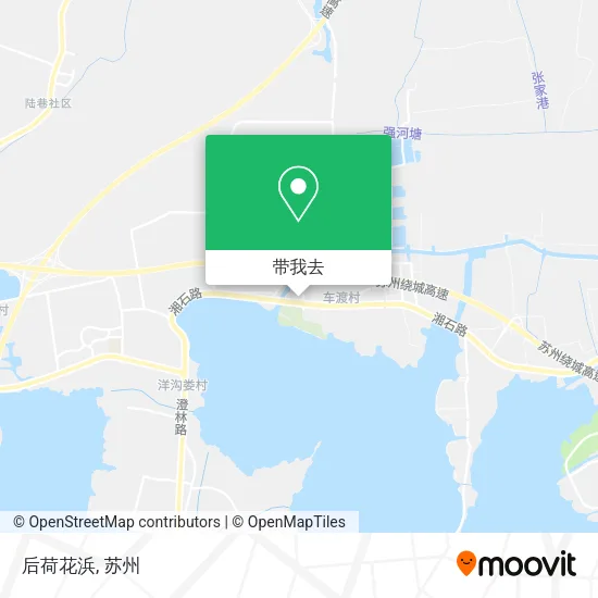 后荷花浜地图