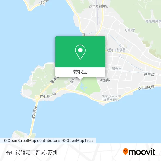 香山街道老干部局地图