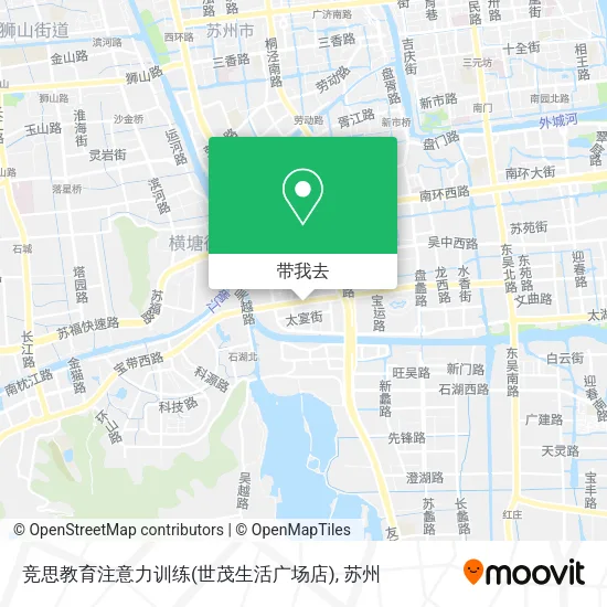 竞思教育注意力训练(世茂生活广场店)地图