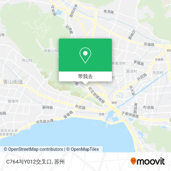 C764与Y012交叉口地图