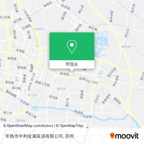 常熟市中利金属装潢有限公司地图