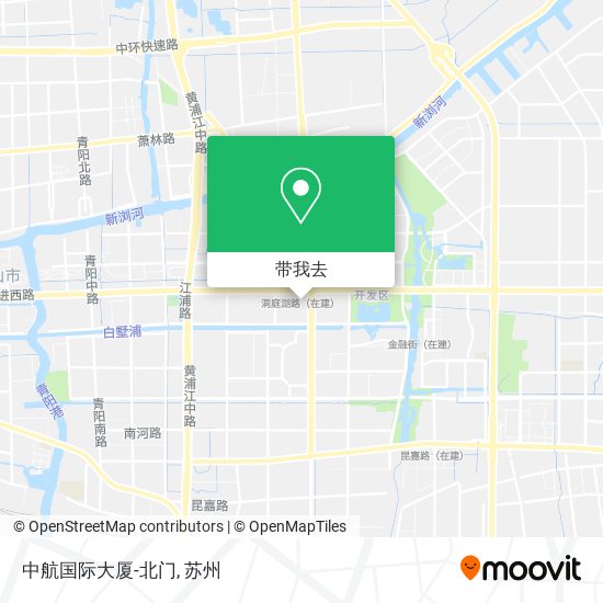 中航国际大厦-北门地图
