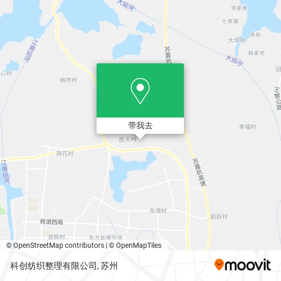 科创纺织整理有限公司地图