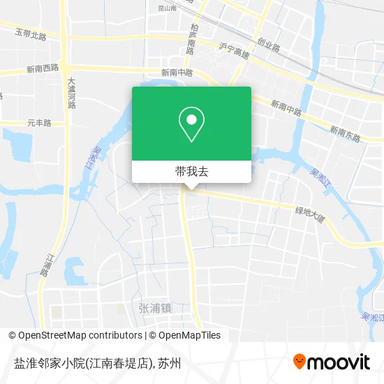 盐淮邻家小院(江南春堤店)地图