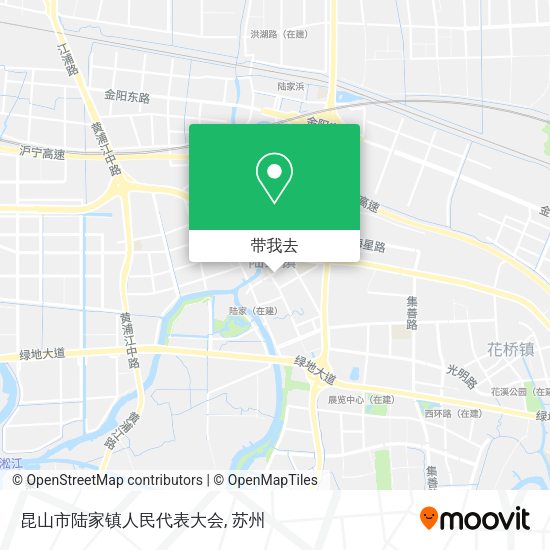 昆山市陆家镇人民代表大会地图