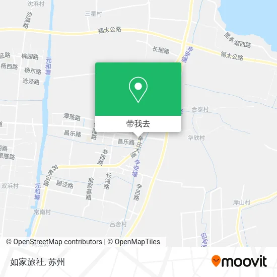 如家旅社地图