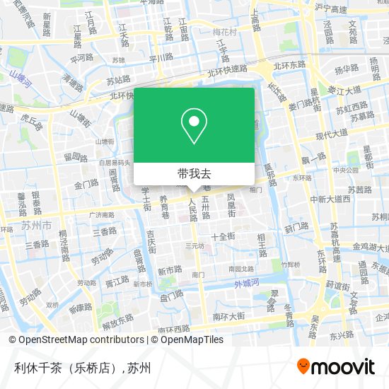 利休千茶（乐桥店）地图