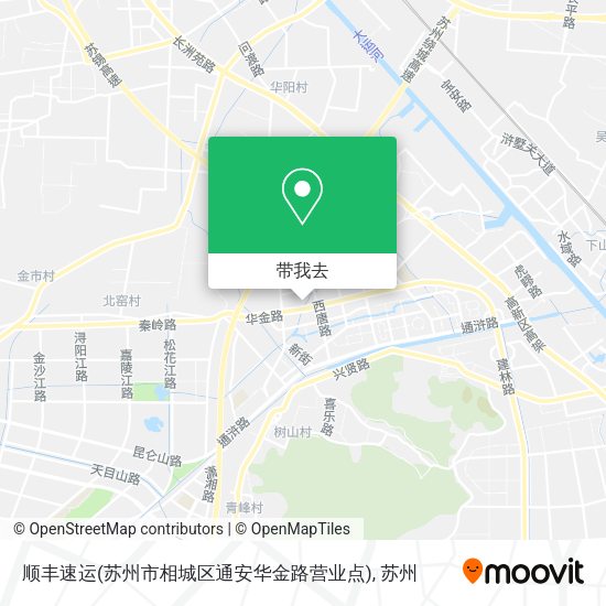 顺丰速运(苏州市相城区通安华金路营业点)地图