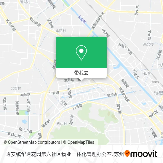 通安镇华通花园第六社区物业一体化管理办公室地图