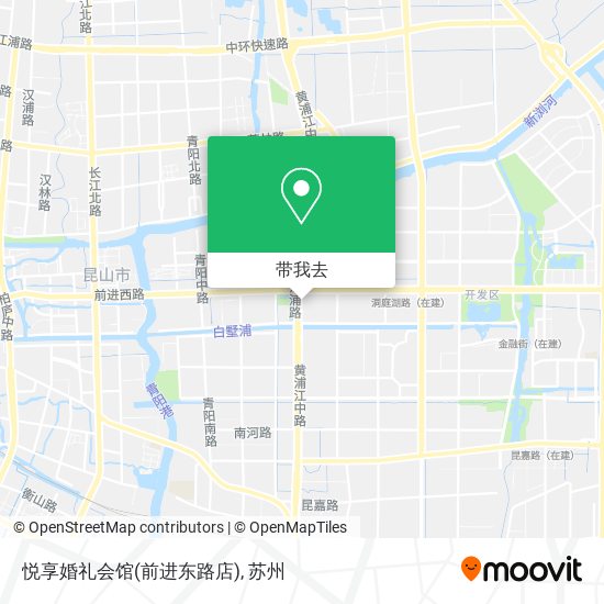 悦享婚礼会馆(前进东路店)地图