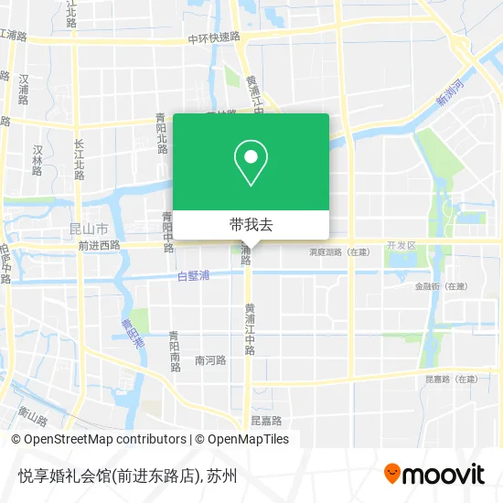 悦享婚礼会馆(前进东路店)地图