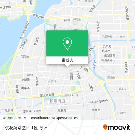桃花苑别墅区-1幢地图