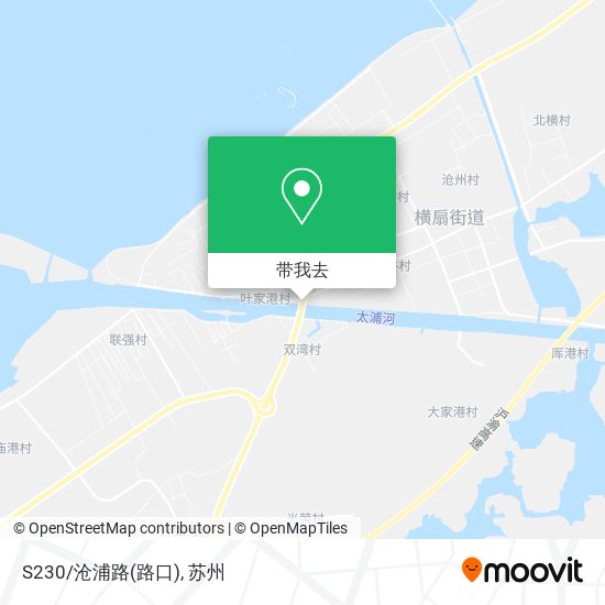 S230/沧浦路(路口)地图