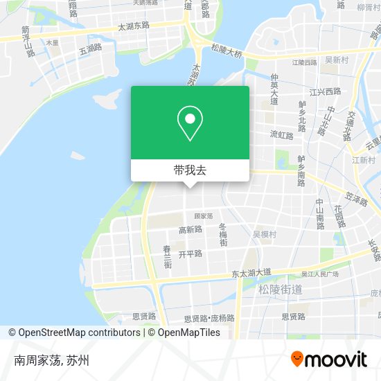 南周家荡地图