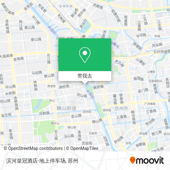 滨河皇冠酒店-地上停车场地图