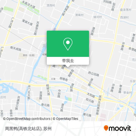 周黑鸭(高铁北站店)地图