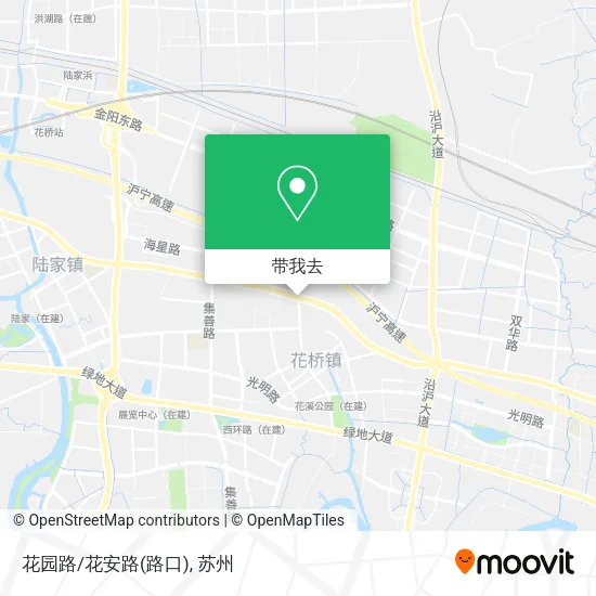 花园路/花安路(路口)地图