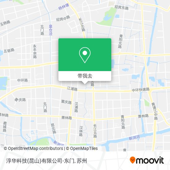 淳华科技(昆山)有限公司-东门地图