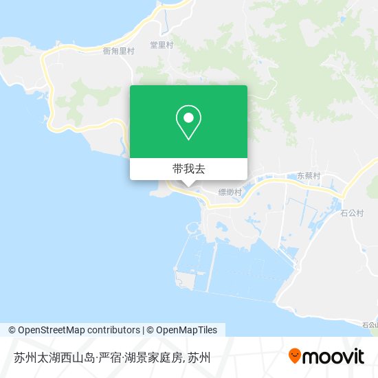 苏州太湖西山岛·严宿·湖景家庭房地图