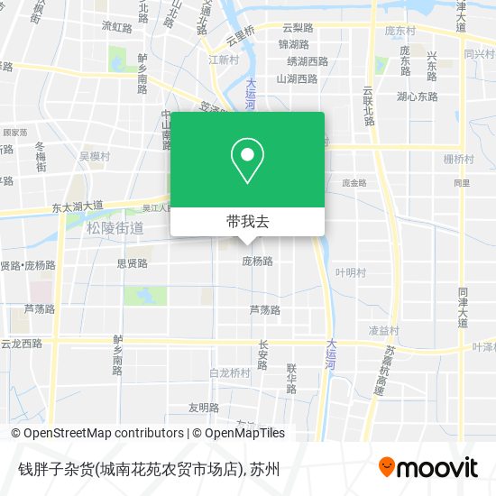 钱胖子杂货(城南花苑农贸市场店)地图
