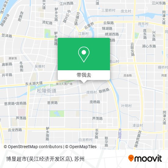 博显超市(吴江经济开发区店)地图