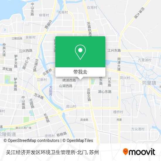 吴江经济开发区环境卫生管理所-北门地图