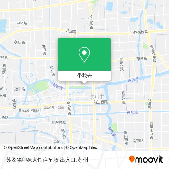 苏及第印象火锅停车场-出入口地图