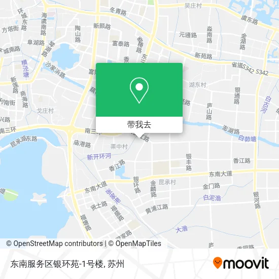 东南服务区银环苑-1号楼地图
