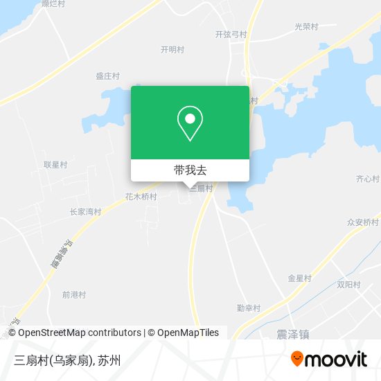 三扇村(乌家扇)地图