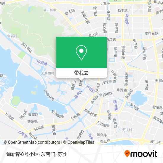 甸新路8号小区-东南门地图