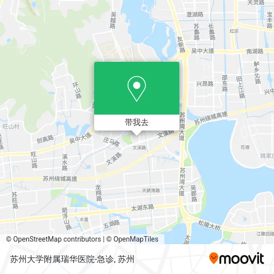 苏州大学附属瑞华医院-急诊地图