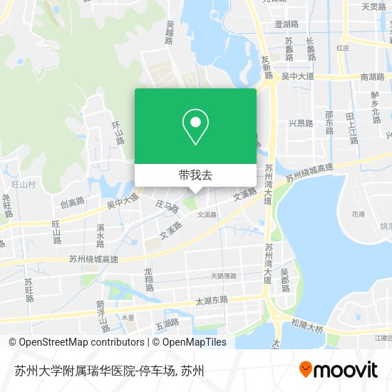 苏州大学附属瑞华医院-停车场地图