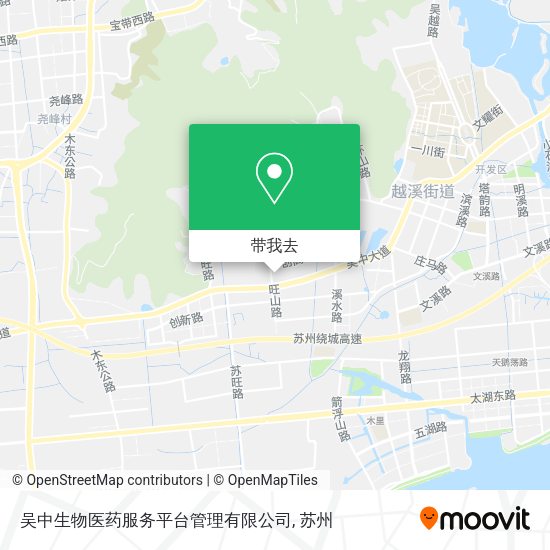 吴中生物医药服务平台管理有限公司地图