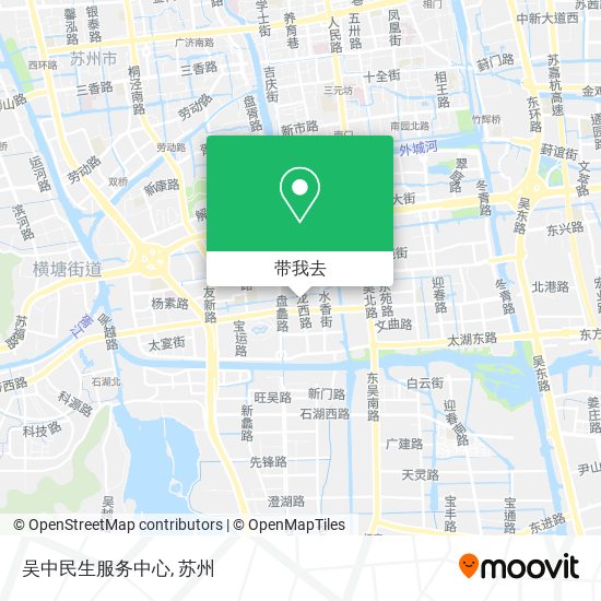 吴中民生服务中心地图