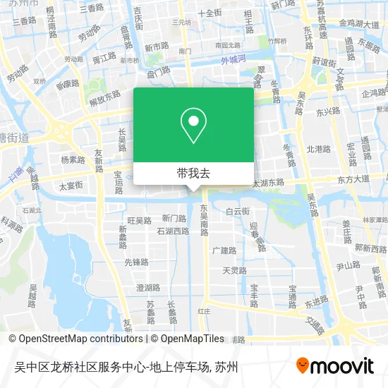 吴中区龙桥社区服务中心-地上停车场地图