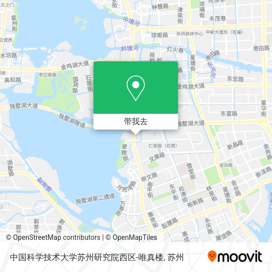 中国科学技术大学苏州研究院西区-唯真楼地图