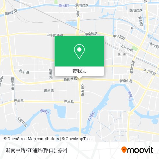 新南中路/江浦路(路口)地图