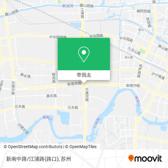 新南中路/江浦路(路口)地图